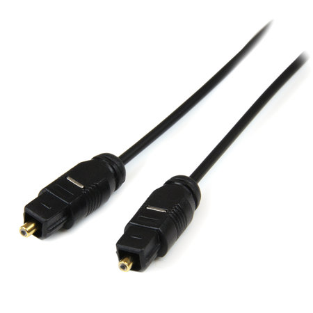 STARTECH.COM 3ft Toslink SPDIF Optical Digital Audio Cable THINTOS3